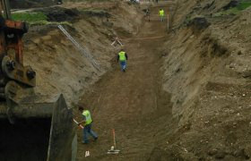 Selly Excavating working to build a roadway